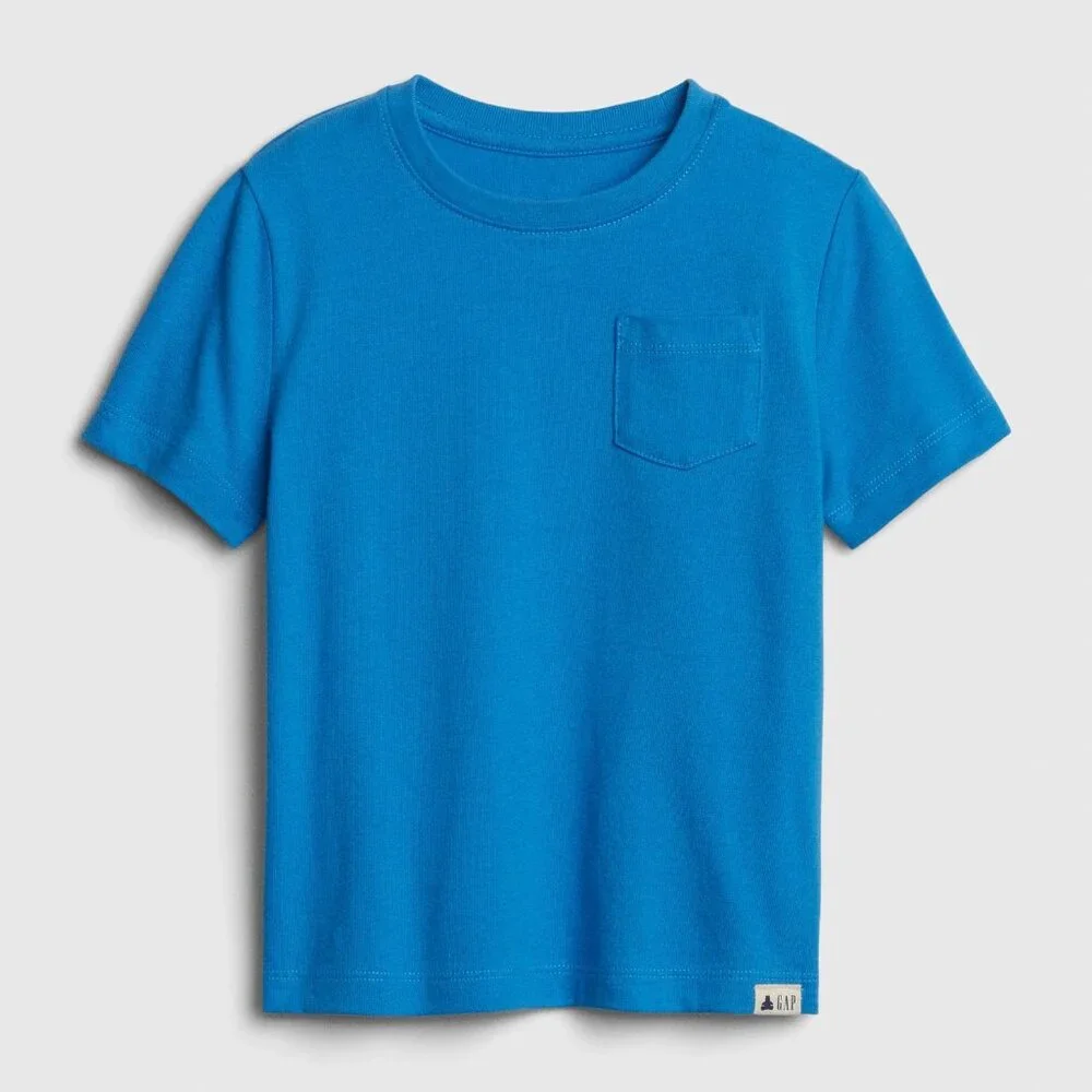 Gap blue pocket T-shirt 4T NWT